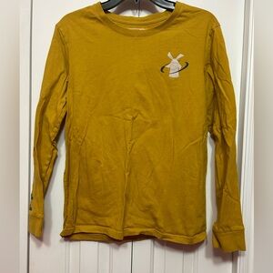 Dutch Bros Yellow Long Sleeve Shirt with Logo